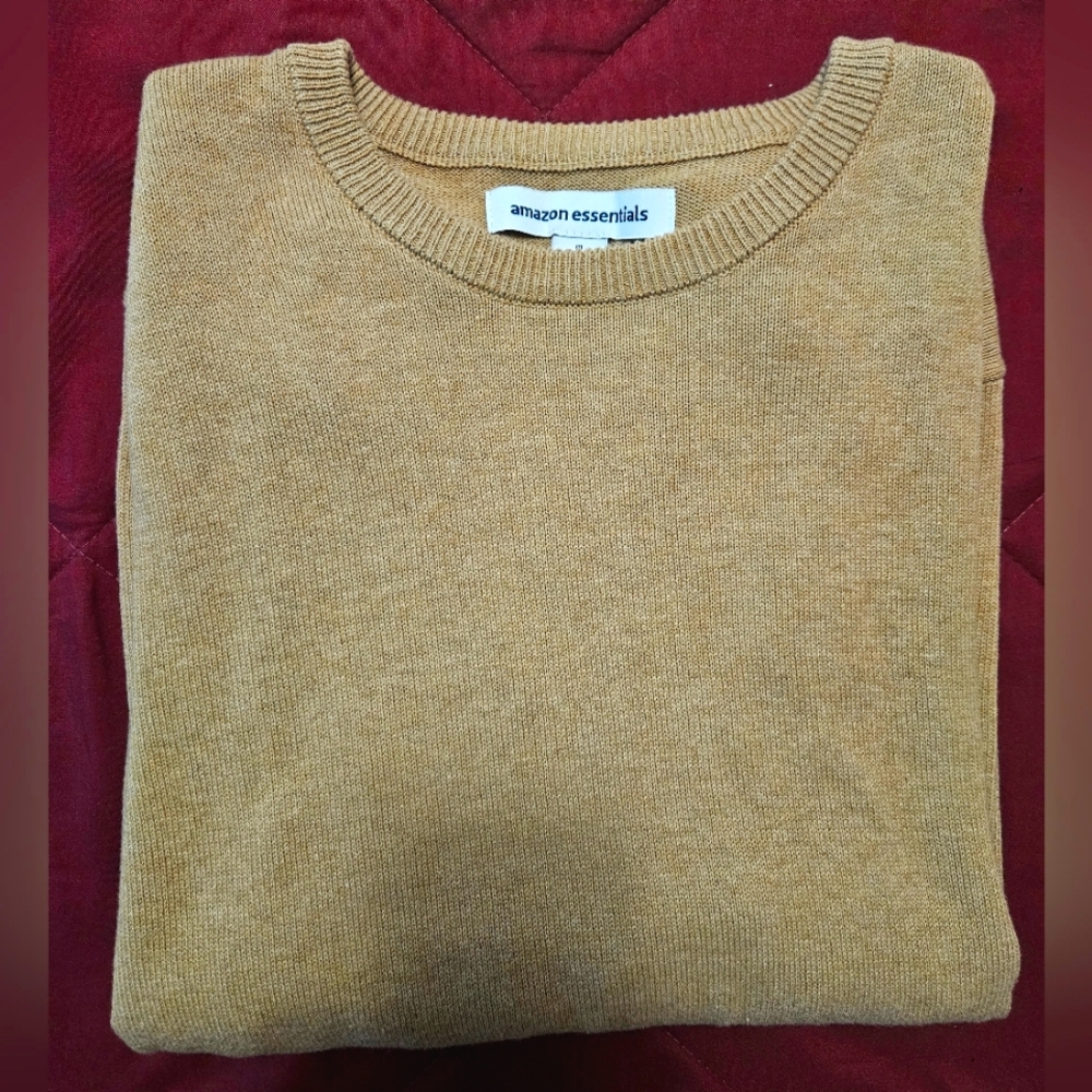 Men's Amazon Essentials Sweater - Beige (Medium)